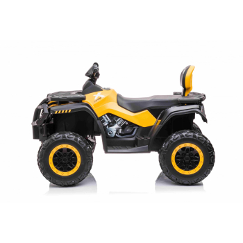 Quad XT-Speed dla dzieci Żółty + Napęd 4x4 + EVA + Wolny Start + Radio MP3 + LED